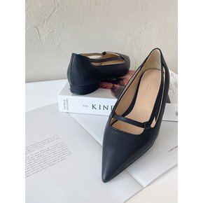 Angela flat Pumps_Black 2cm ODR20117