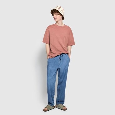 JAJU 25 S/S 남 해지 데님 밴딩 팬츠  J125201129