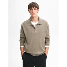 Wool blend polo neck sweater 00942315506