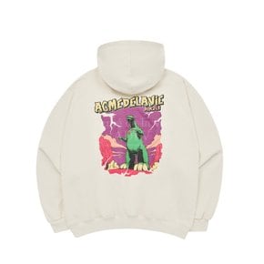 CARTOON DIN2LS CREATURE HOODIE CREAM 카툰DIN2LS 후드 크림