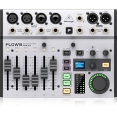 베링거 8 USB 블루투스 FLOW 8 디지털 원격 제어 스트리밍 (오디오 인터페이스 포함)