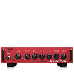 TC Electronic 500W MOSFET TRUST BQ500 Red 베이스 앰프 헤드 프리앰프 컴프레서 컴팩트 사이즈