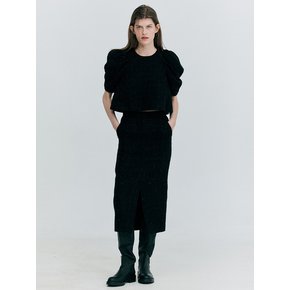 Tweed Skirt_Black