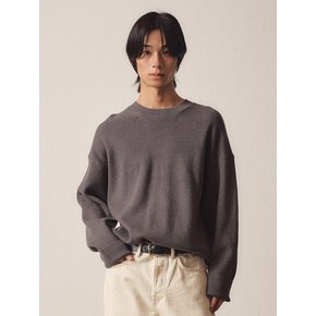 LooseFit Basic Knit_Charcoal