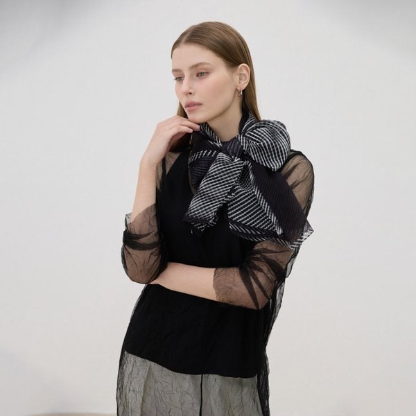 [플리츠미] 플리츠 쉬폰 스카프 2종 세트 HPSCS125L41+HPSCS125L42