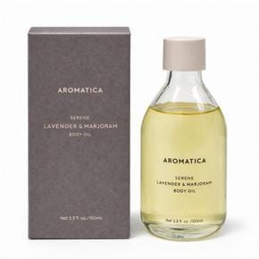 웰빙창고 아로마티카 서렌 바디오일 라벤더마조람 100ml