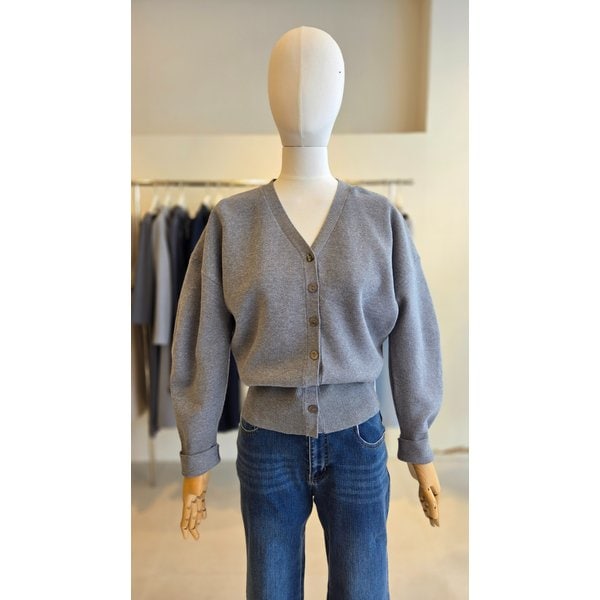 [여주점] [JJ 지고트] 여성 드롭 숄더 브이넥 가디건 GS2A1CD111