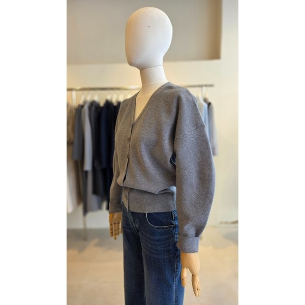 [여주점] [JJ 지고트] 여성 드롭 숄더 브이넥 가디건 GS2A1CD111