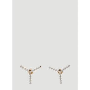 [해외배송] 22 F/W Y 프로젝트 페이크 펄 미니 Y 귀걸이 EARRING24-S23 GOLD B0110813816