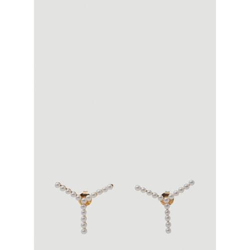 [해외배송] 22 F/W Y 프로젝트 페이크 펄 미니 Y 귀걸이 EARRING24-S23 GOLD B0110813816