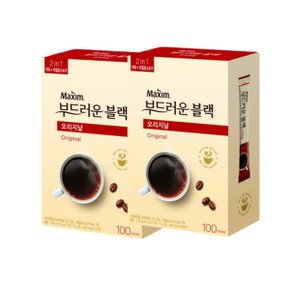 맥심 부드러운 블랙 오리지날 200T(100Tx2개)