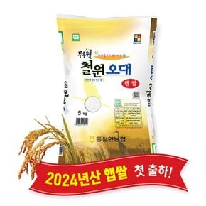 (강원S)(당일도정) 2024년산 동철원농협 철원오대쌀 5kg, 햅쌀