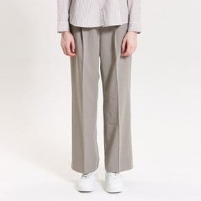 MUTE TUCK SLACKS_BEIGE