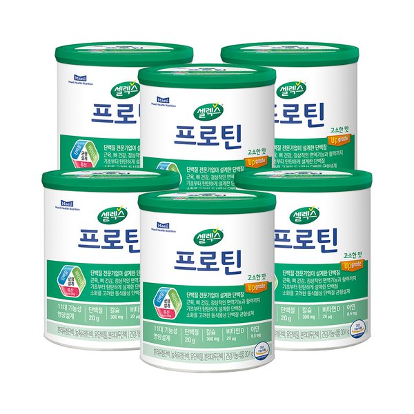 [SSG 특가]프로틴 고소한맛 304g 6캔 (48일분)