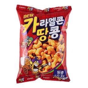 간식 크라운 카라멜콘과 땅콩 125gx12개 후식 과자