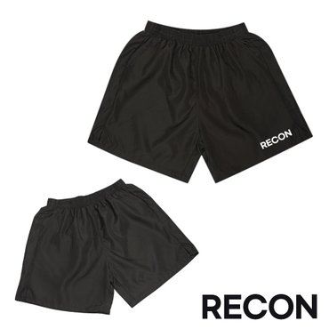 제이큐 팬츠 바지 무지 반바지 보급형 RECON 블랙