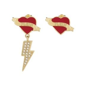 5667284 Philipp Plein Valentine Crystal Stud Earrings 121735060