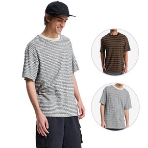 남성 스트라이프 반팔 티셔츠 OKANO JACQUARD SS TEE (QG11ST003)