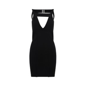 [릭오웬스] Sleeveless dress RP02C1679.KST Black