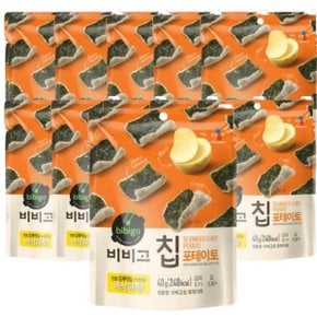 CJ 비비고 칩 김부각 포테이토 40g x 10개