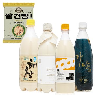  술마켓 프리미엄막걸리세트_해창9도,우곡생주,팔팔,가야,건빵