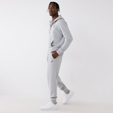 트루릴리젼 [TRUE RELIGION] HIGH DENSITY RAISED “U” HS JOGGER_105492_GREY