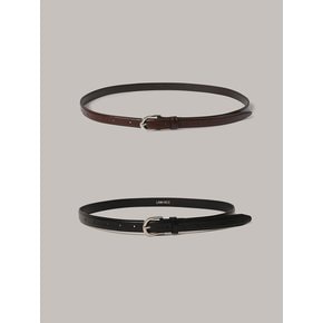 [2PACK] [단독]20mm Basic Leather Belt