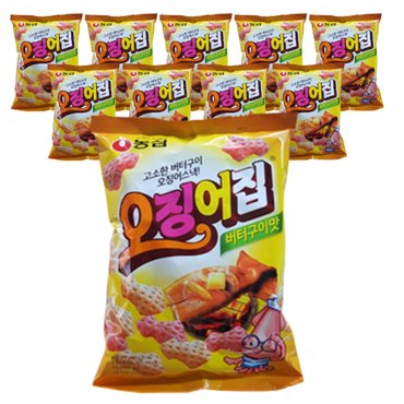 농심 오징어집 83g 10입