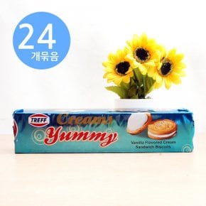 야미 바닐라향 샌드위치 비스킷 160g x24개