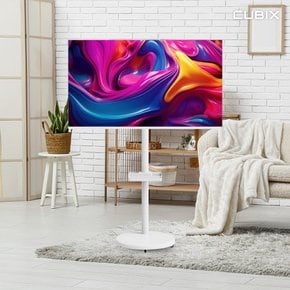 무빙큐빅스 화이트에디션 32인치 HD 삼탠바이미 퍼스트 셋트 이동식 스마트TV 삼텐바이미