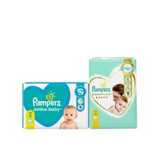 유럽산 베이비드라이 기저귀 밴드형 1 2 3 4 5 6 7 단계 pampers 바우처 아동공용