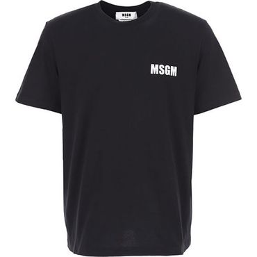 MSGM 엠에스지엠 로고 프린트 반팔 티셔츠 3440MM196 237002 99