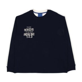 와이드 빅 로고 긴팔 티셔츠(블랙)_SXF1TS05BK