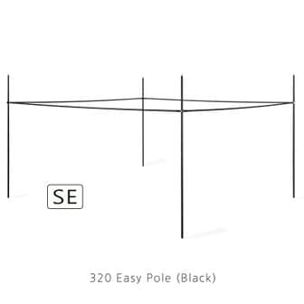 백컨트리 320 이지폴 SE/320쉘터 이지폴/미니멀 캠핑 쉘터 이지폴/5인용 6인용 프레임