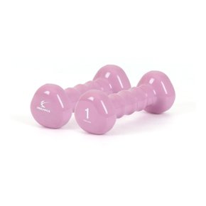 아이워너 PVC 컬러 삼각 아령 1개 1kg 스위트라일락
