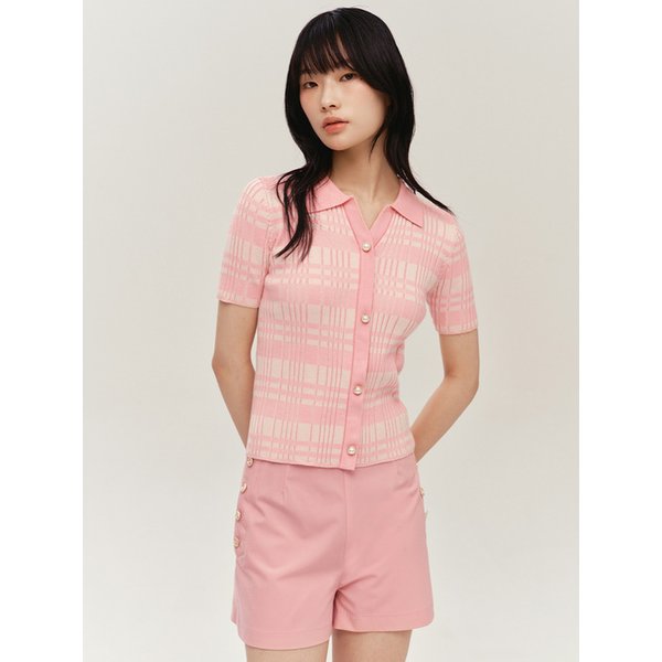 버튼 포인트 A라인 큐롯 팬츠(MOEBSL04MPK)