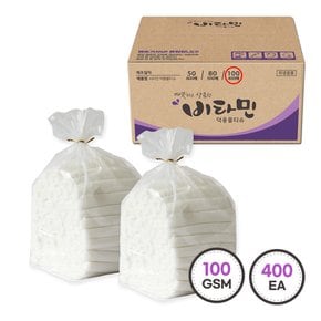 그린위생 업소용 덕용물티슈 비타민 100g 400매