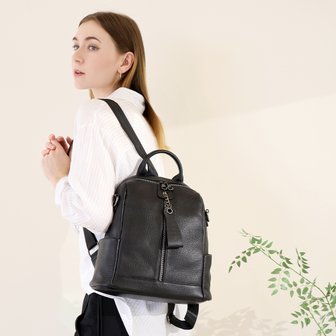 힐링그래스 [여주점] [선물증정][무료반품] 소가죽 모나코백팩 HGSS2159