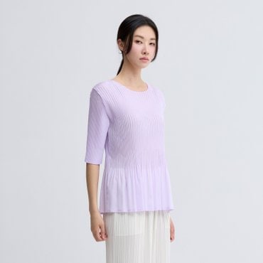 플리츠미 웨이브 플로우 플리츠 티셔츠_EPTSM325006