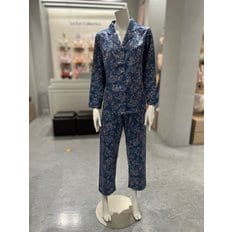트라이엄프 샤무즈 플라워 도트 여성 파자마 ( TCWPJ711BU )