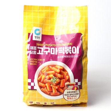 오뚜기 청정원 매콤달콤 고구마 떡볶이 710g x 3 / 마곡동떡볶이연구소