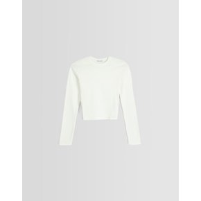 버쉬카 라운드넥 긴팔 티셔츠 7812/152 OFF WHITE