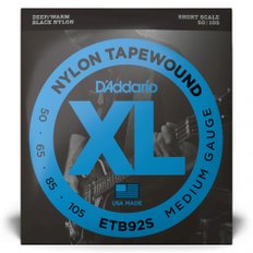 D`Addario 다다리오 베이스 현 블랙 나일론 와운드 Short .050-.105 ETB92S []