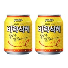  팔도 비락 식혜 238ml x 6캔  뚱캔 전통음료 쌀음료