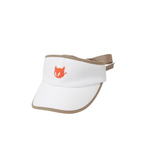 왁[WAAC]골프 (WGRCX24201LBR)여성 Ribbon Visor 모자