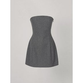 VOLUME TUBE DRESS_GRAY