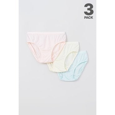 스파오키즈 [키즈] [3PACK] 여아 모달 삼각팬티_SPWPFA9KG1