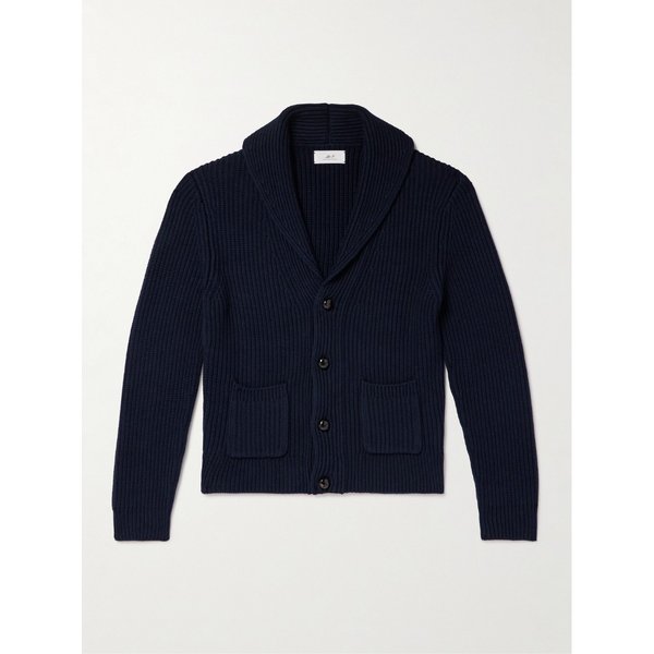 미스터 피 숄 칼라 리브 코튼 캐시미어 블렌드 가디건 46376663163037536