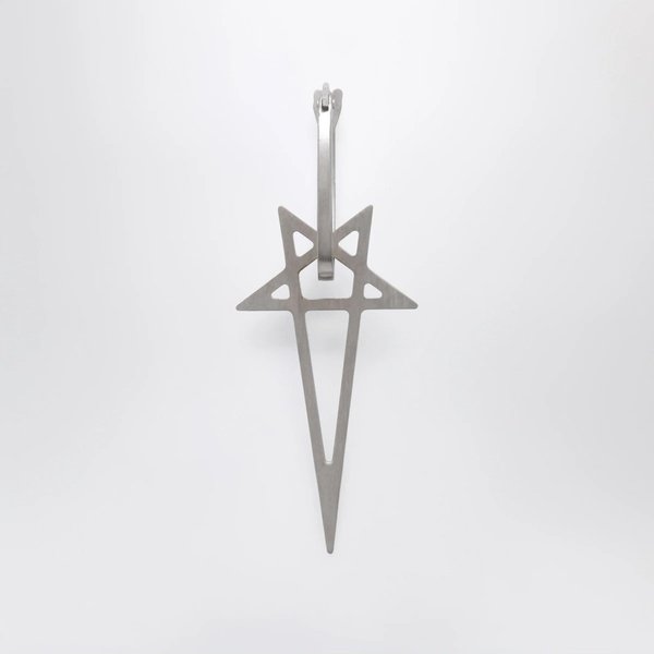 확대된 대표 [해외배송] PALLADIUMFINISHED 실버 PENTAGRAM 귀걸이 RJ0000067MMT-128 B0052067907