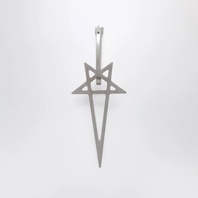 [해외배송] PALLADIUMFINISHED 실버 PENTAGRAM 귀걸이 RJ0000067MMT-128 B0052067907